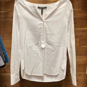 Beautiful white cotton tunic BCBGMAXAZARIA